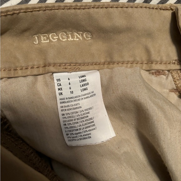 American Eagle Tan Jegging Super Stretch Pants - Picture 7 of 8